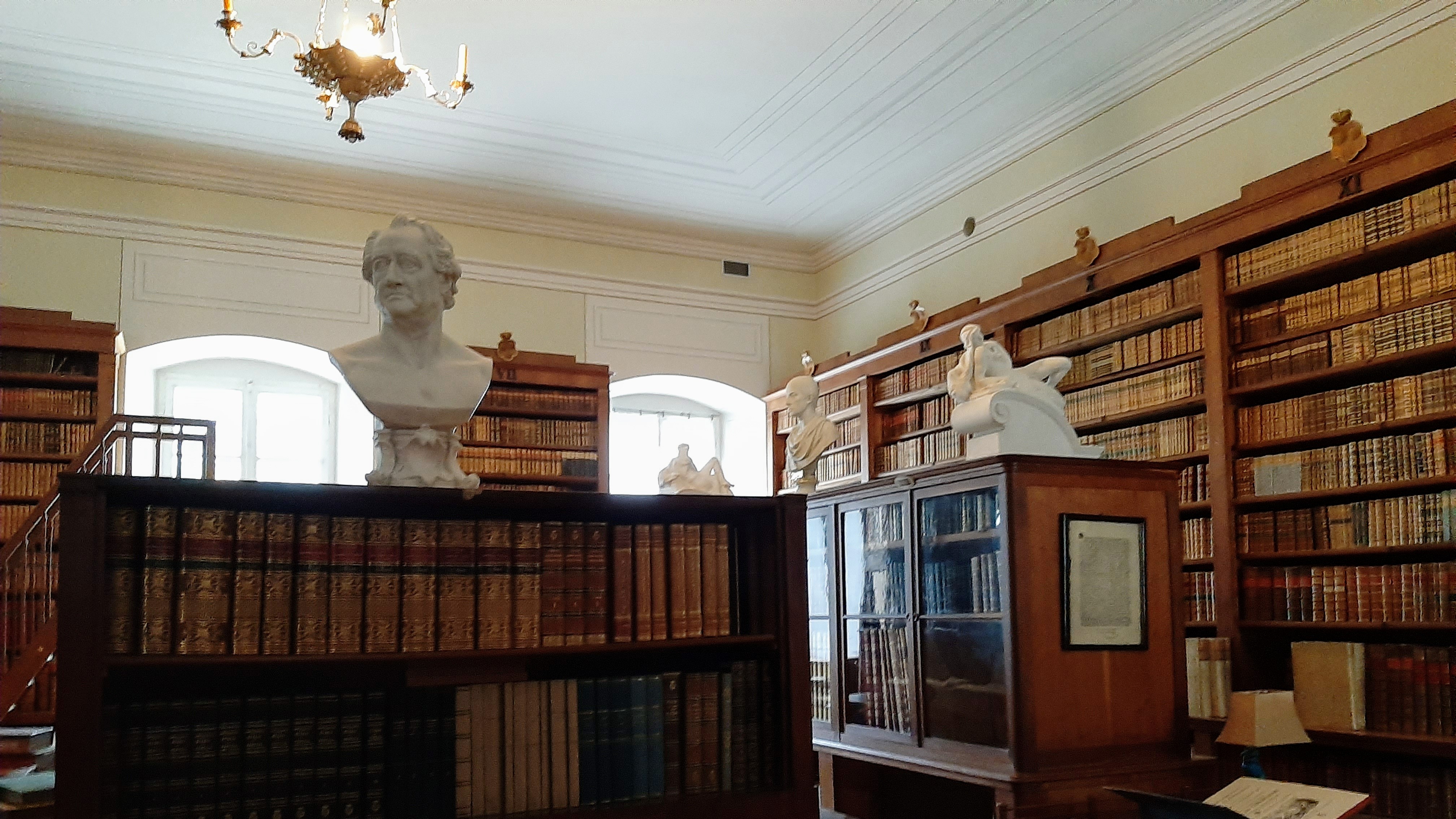 Bibliothek in Tepla